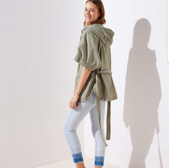 LOFT Jackets & Blazers - Loft Hooded Poncho Jacket